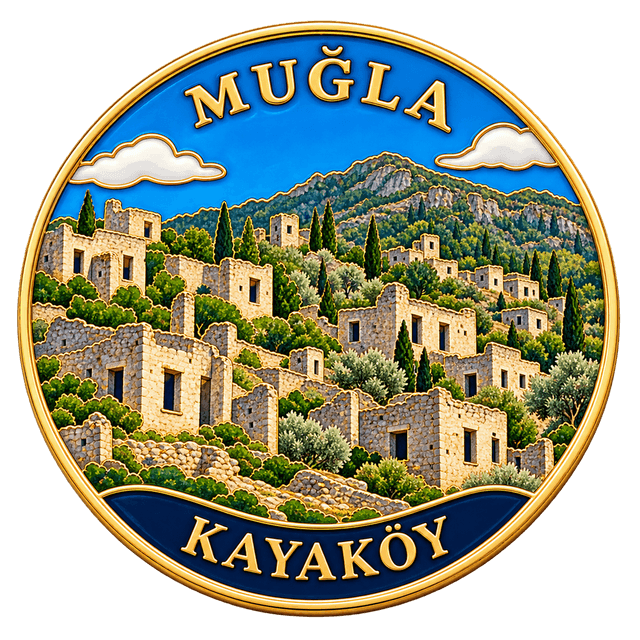 Kayaköy emaye rozeti