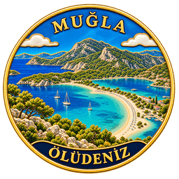 Ölüdeniz emaye rozeti