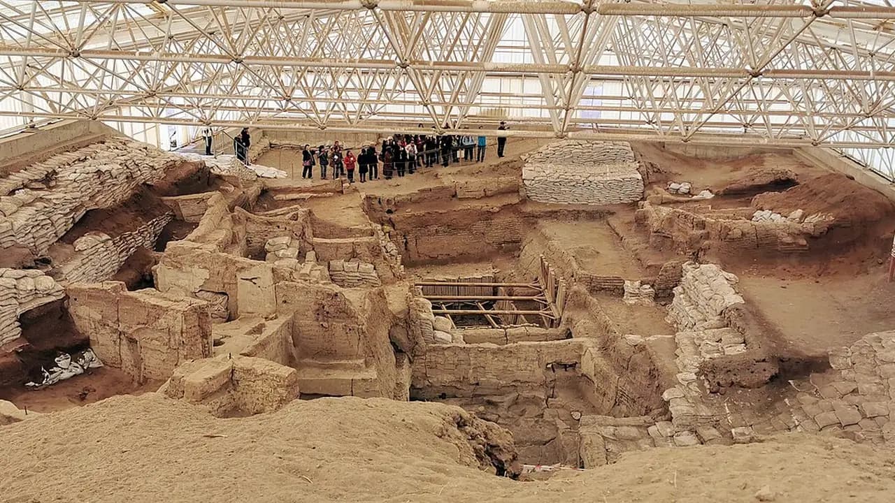 Neolithische Stadt Çatalhöyük